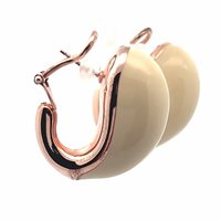 Orecchini Fraleoni Donna in Argento SMILE BEIGE - SMILE BEIGE